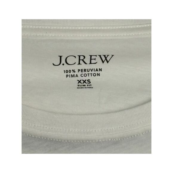 NWT J Crew Prima Cotton T-Shirt Item # 0012-0013 - Picture 3 of 7
